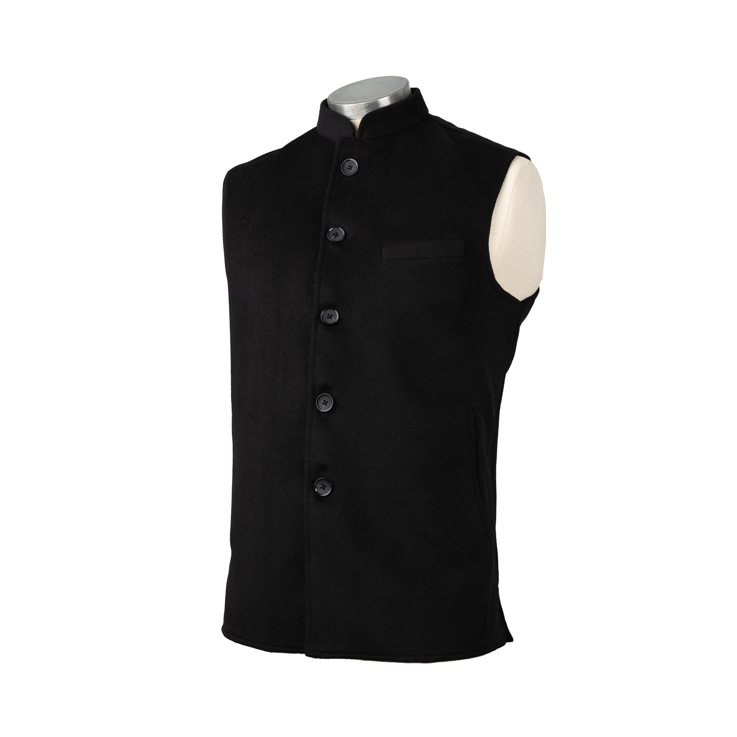 CLASSIC BUTTON WAISTCOAT – CLASSIC BLACK