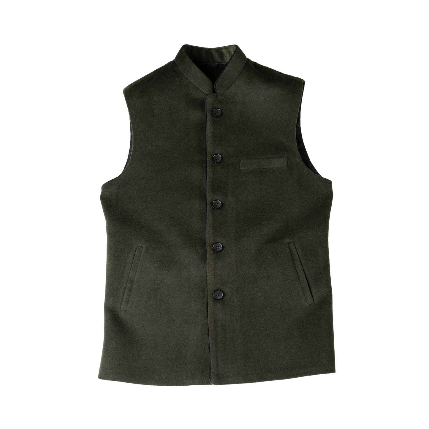 HERITAGE TAILORED WAISTCOAT – OLIVE GREEN