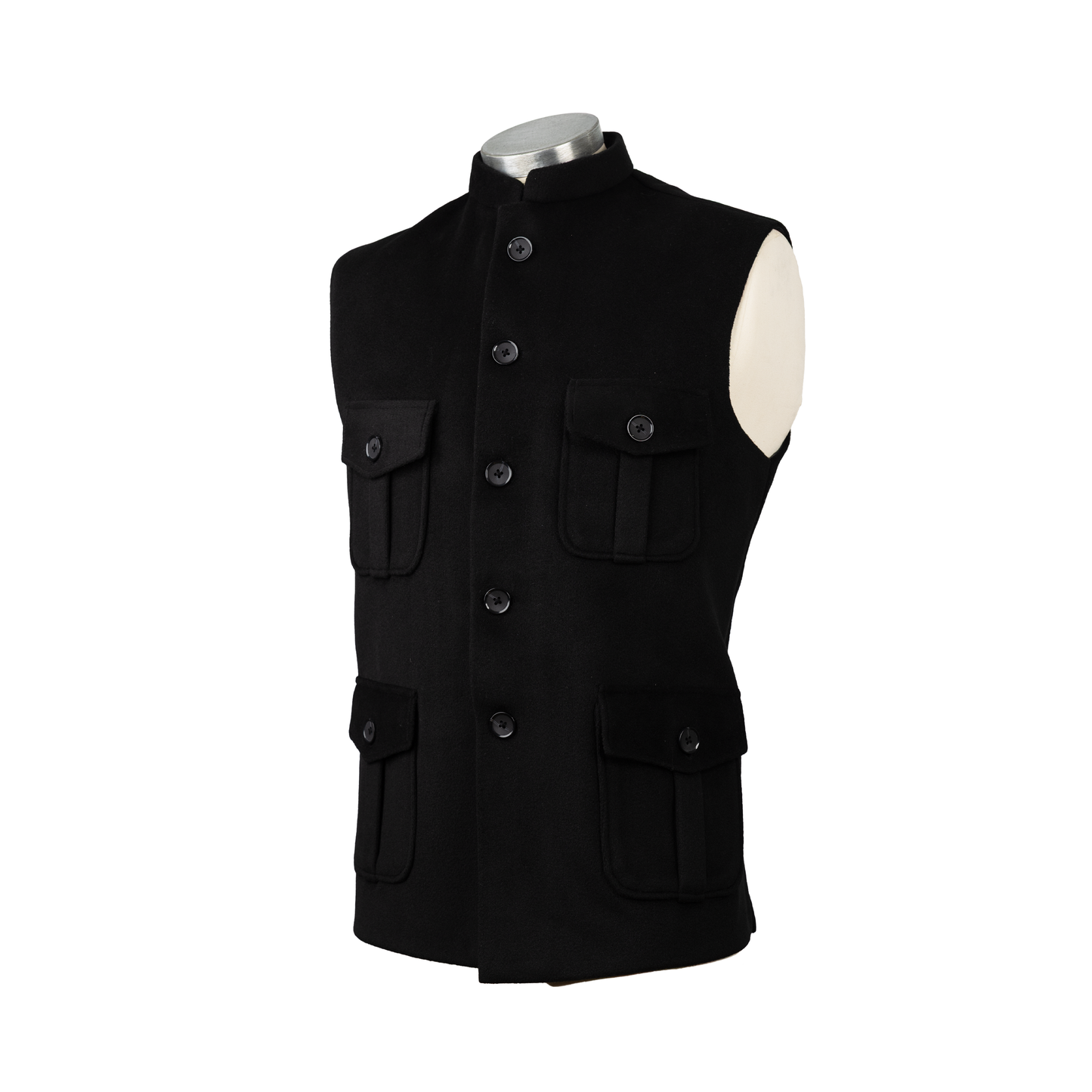 TRAVELER’S UTILITY WAISTCOAT – CLASSIC BLACK