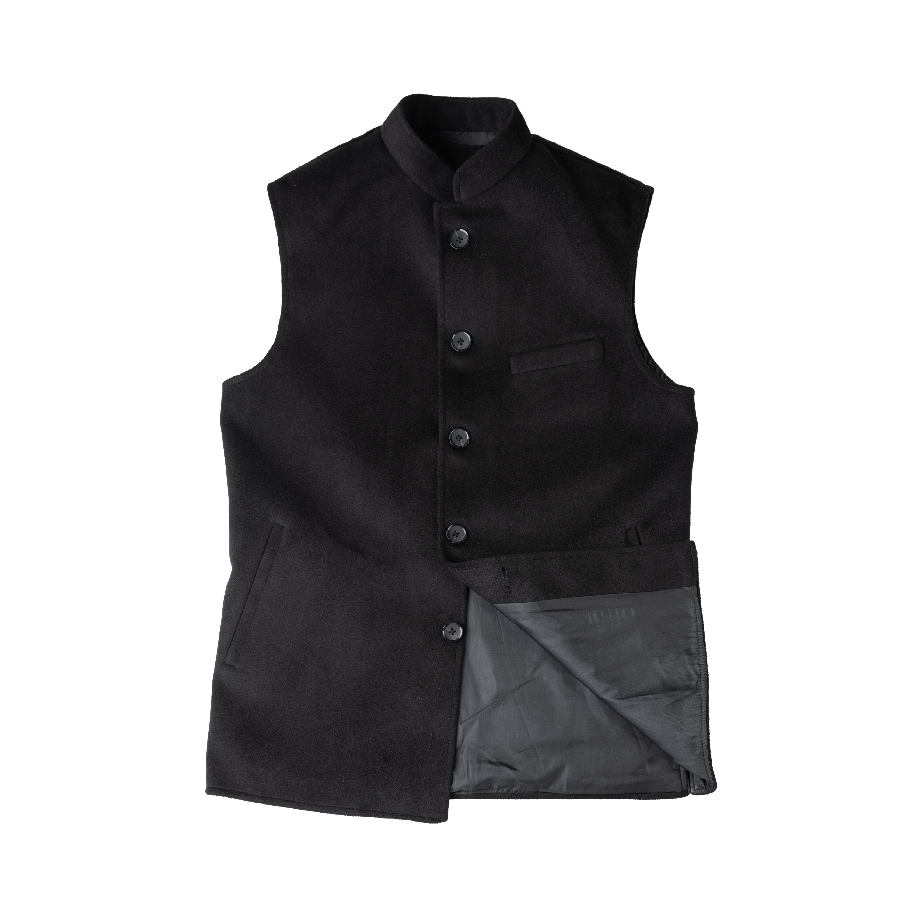CLASSIC BUTTON WAISTCOAT – CLASSIC BLACK