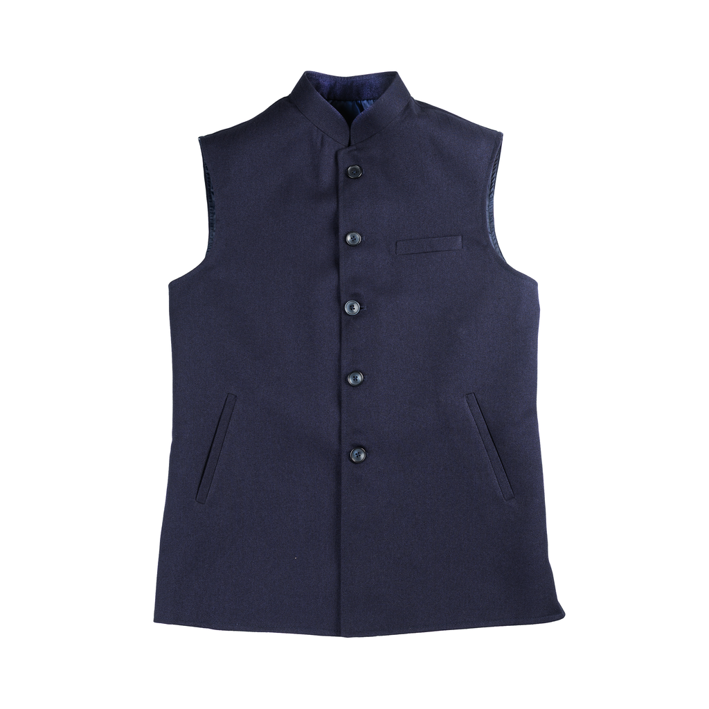 CLASSIC BUTTON WAISTCOAT – MIDNIGHT NAVY