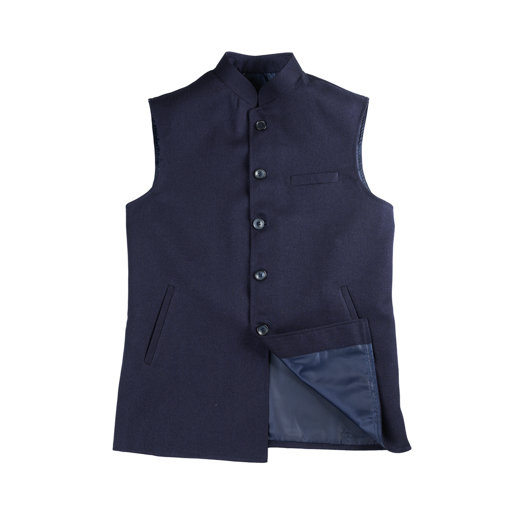 CLASSIC BUTTON WAISTCOAT – MIDNIGHT NAVY