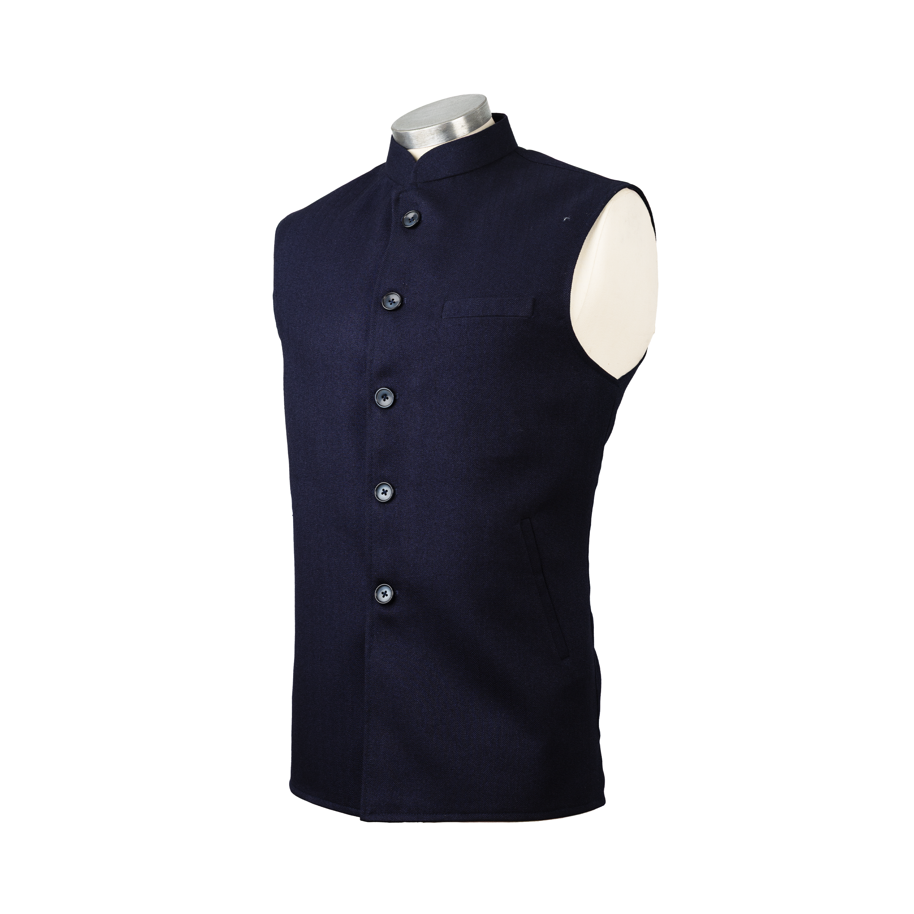 CLASSIC BUTTON WAISTCOAT – MIDNIGHT NAVY