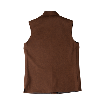 HERITAGE TAILORED WAISTCOAT – CHESTNUT BROWN