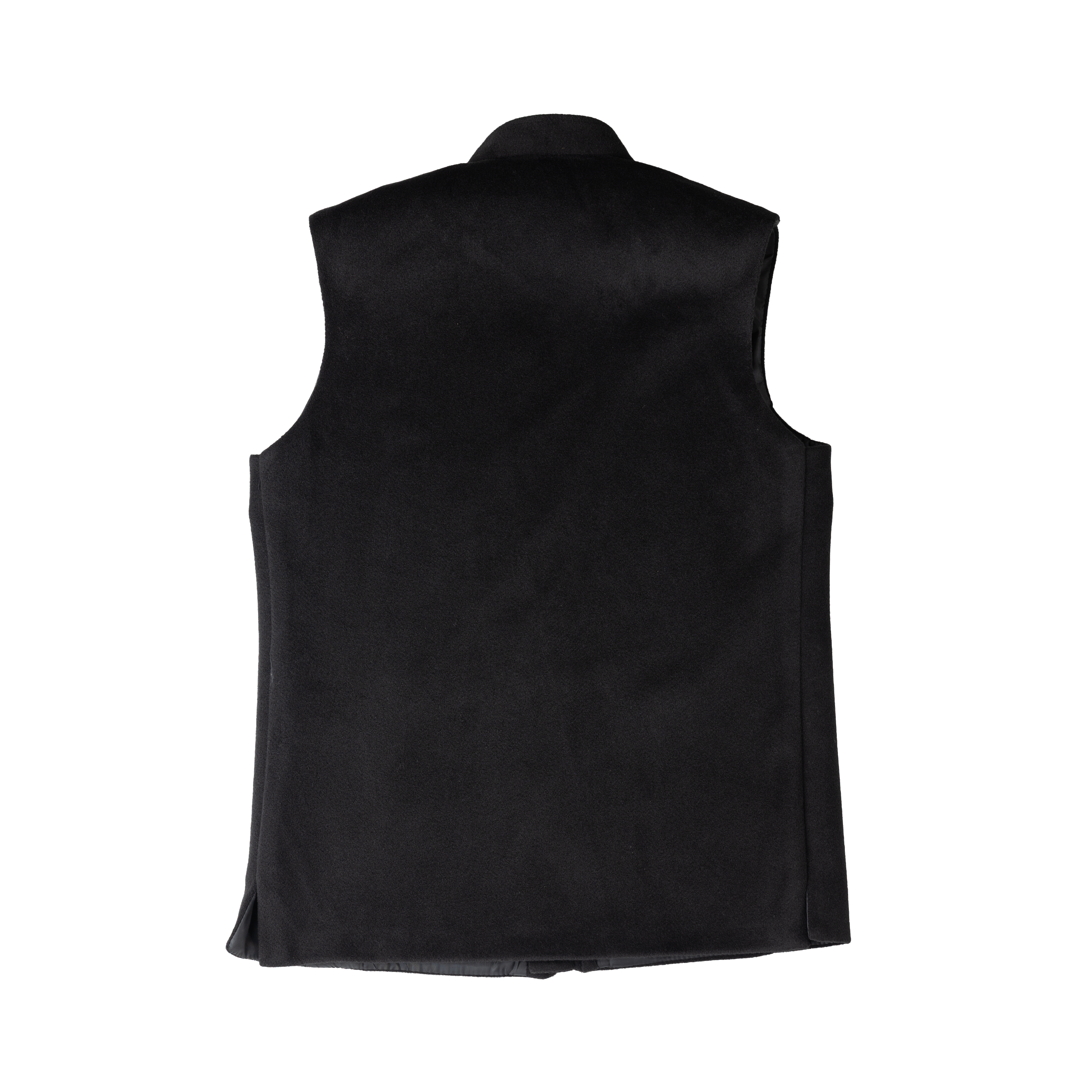 REFINED ARC PANEL WAISTCOAT – CLASSIC BLACK