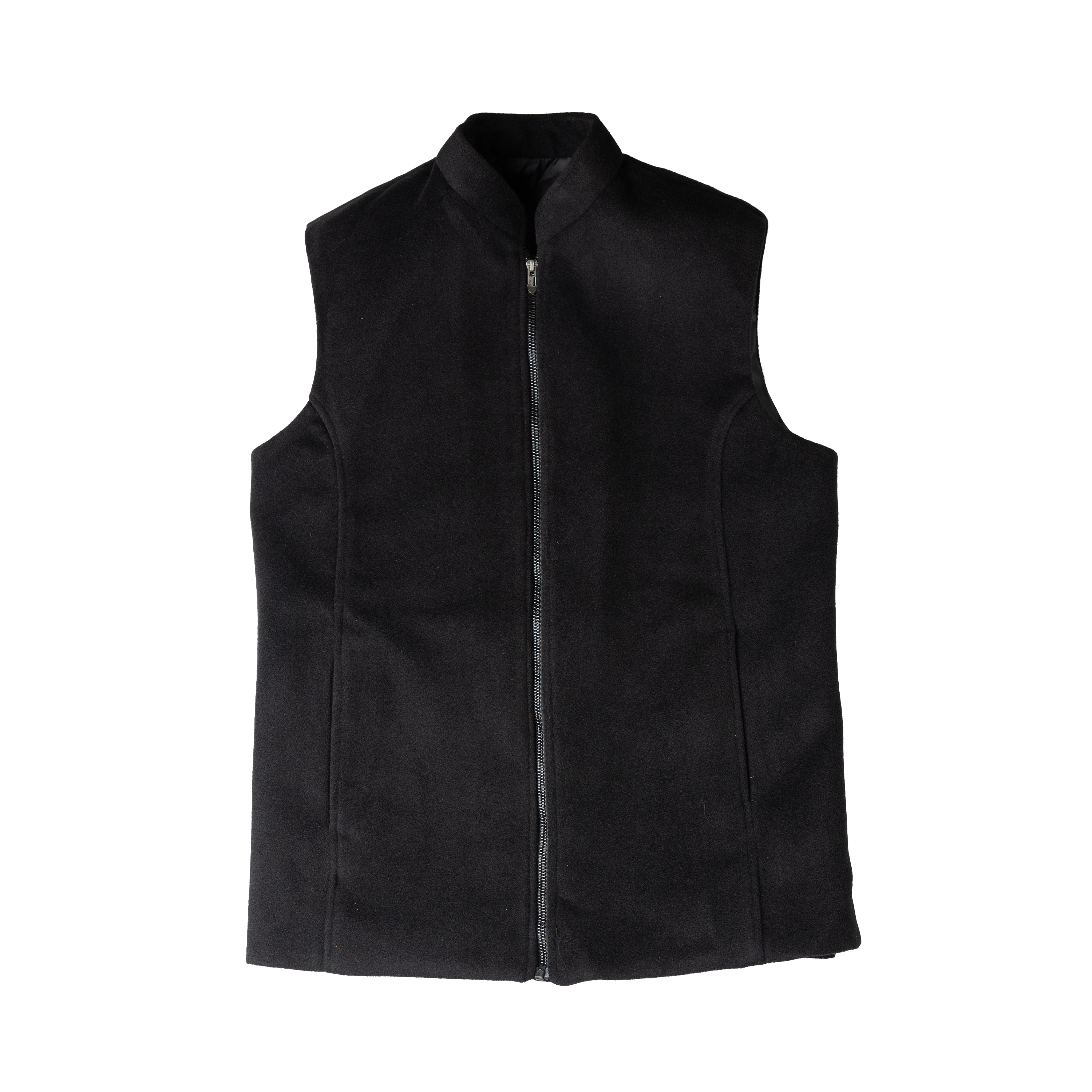 REFINED ARC PANEL WAISTCOAT – CLASSIC BLACK
