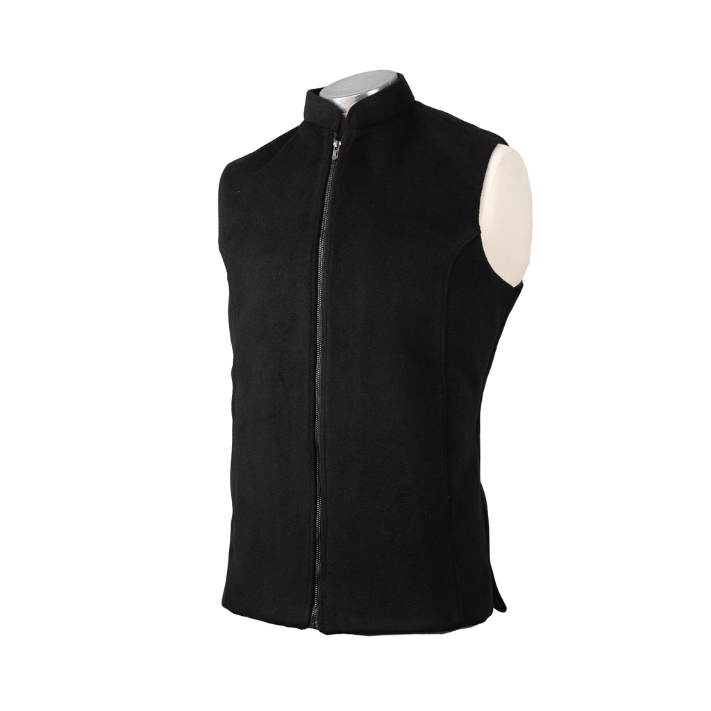 REFINED ARC PANEL WAISTCOAT – CLASSIC BLACK