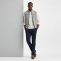 SCULPTED ZIP WAISTCOAT – ASH GREY