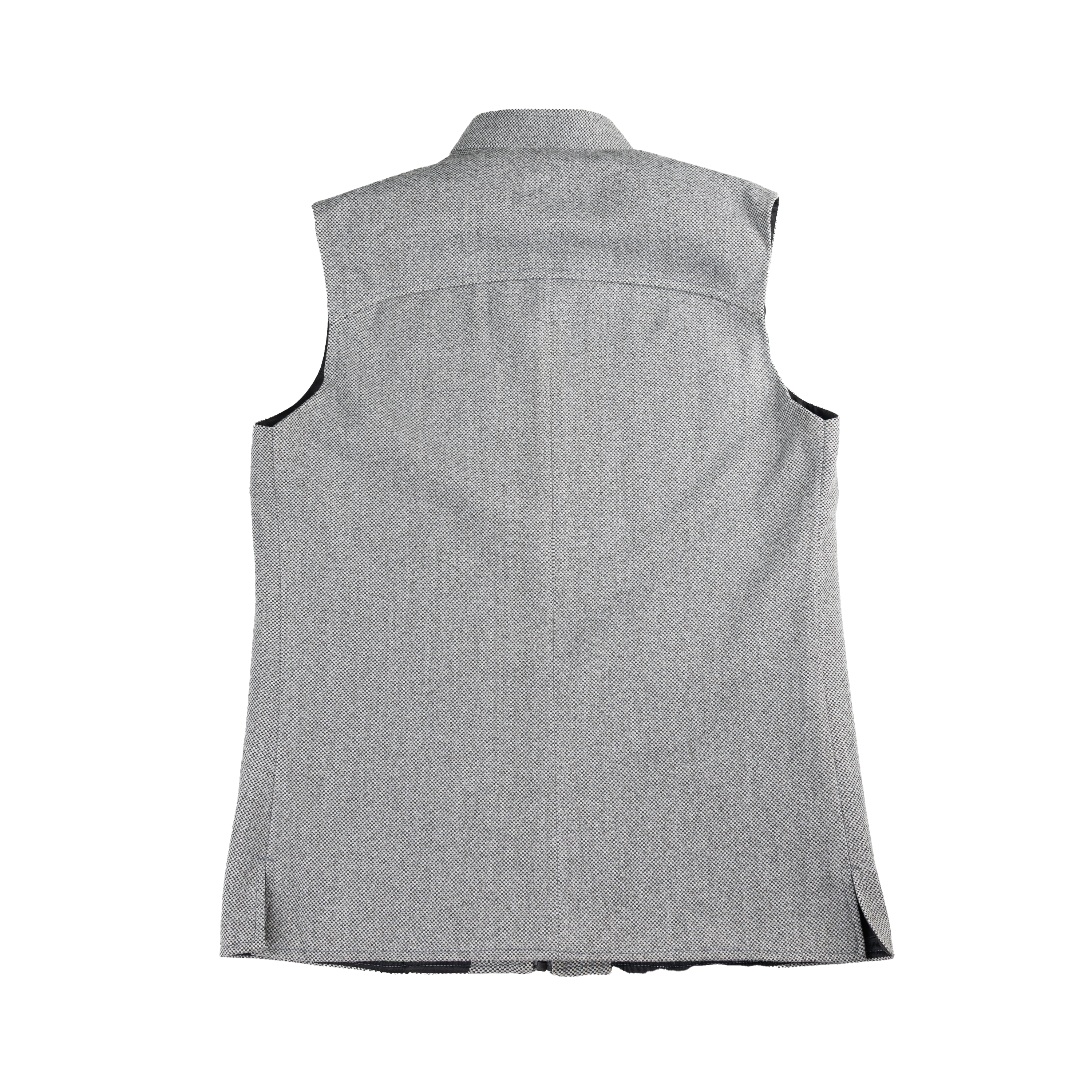 SHADOW YOKE ZIP WAISTCOAT – ASH GREY