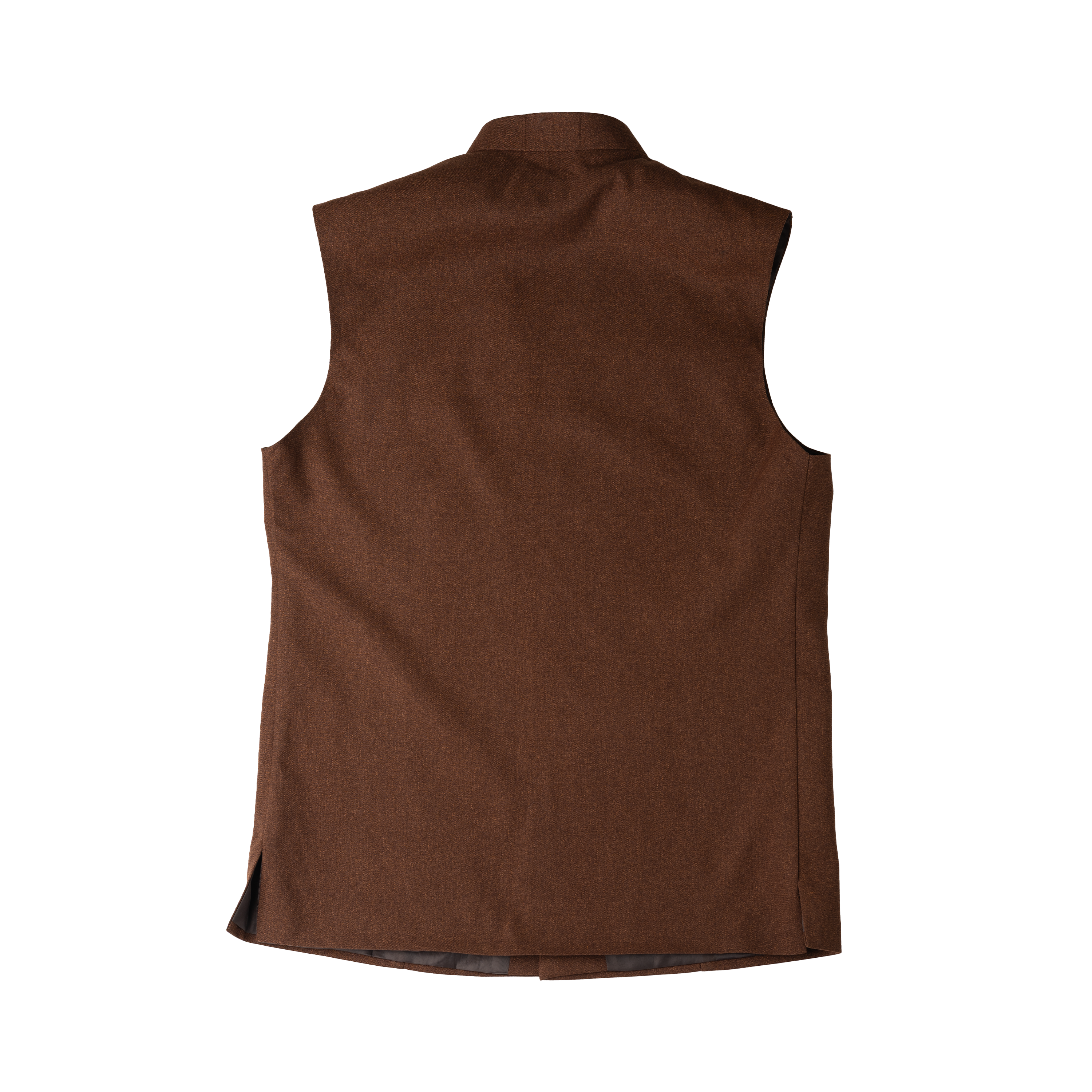 STRUCTURED TAILOR WAISTCOAT – CHESTNUT BROWN