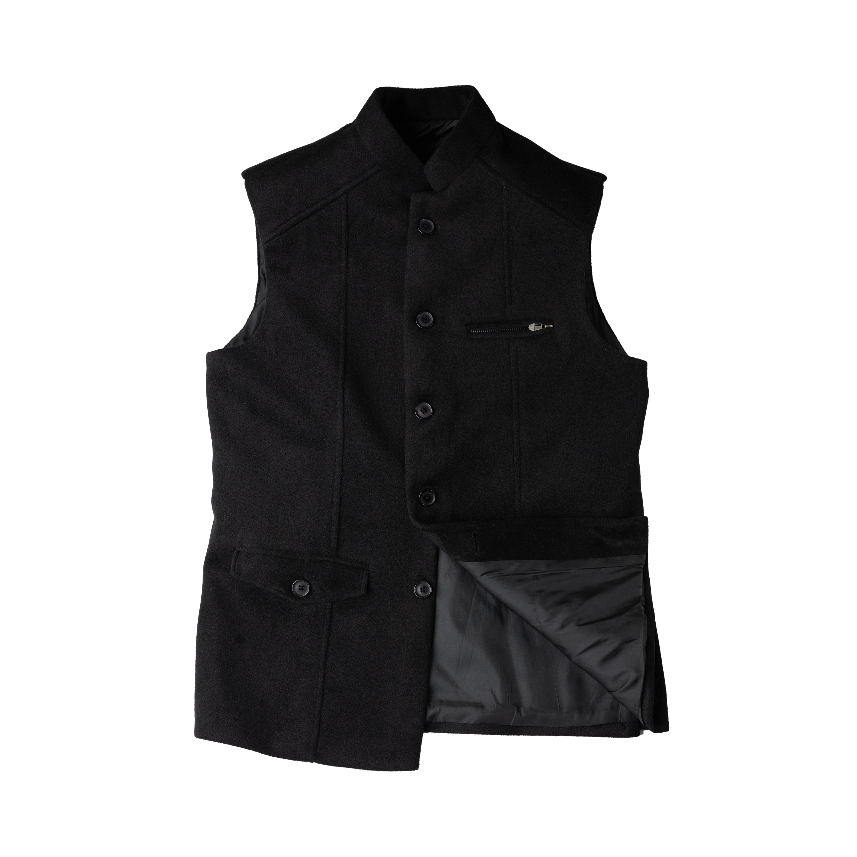 STRUCTURED TAILOR WAISTCOAT – CLASSIC BLACK