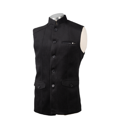 STRUCTURED TAILOR WAISTCOAT – CLASSIC BLACK