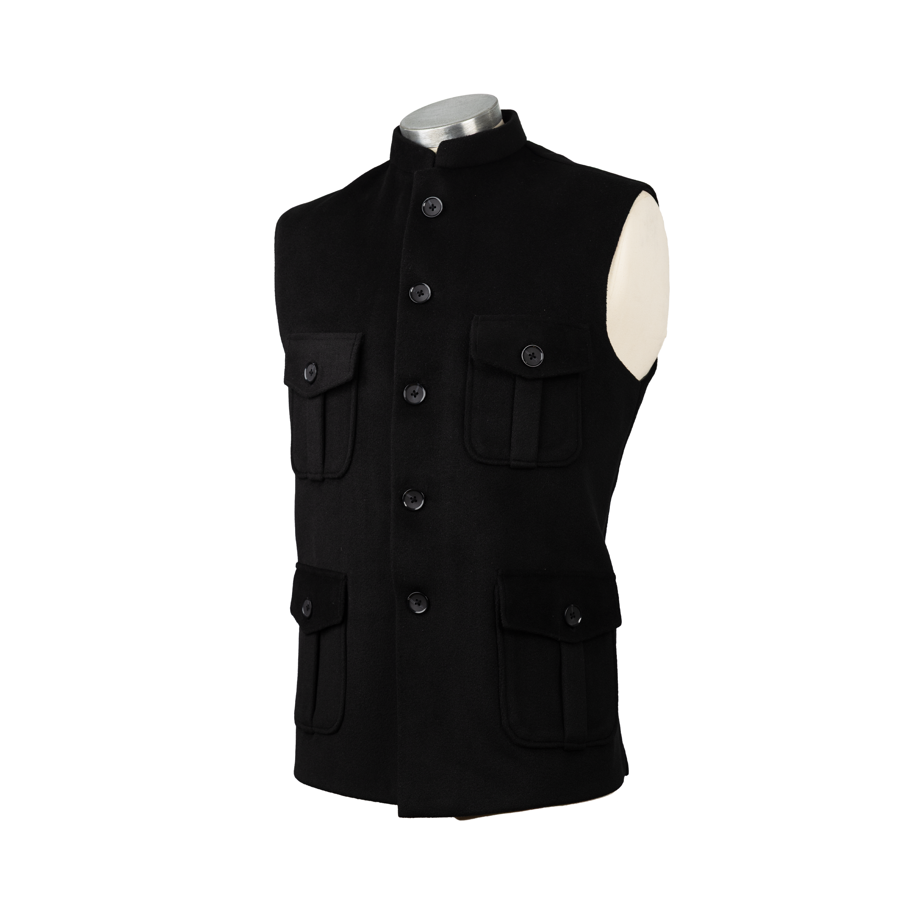 TRAVELER’S UTILITY WAISTCOAT – CLASSIC BLACK